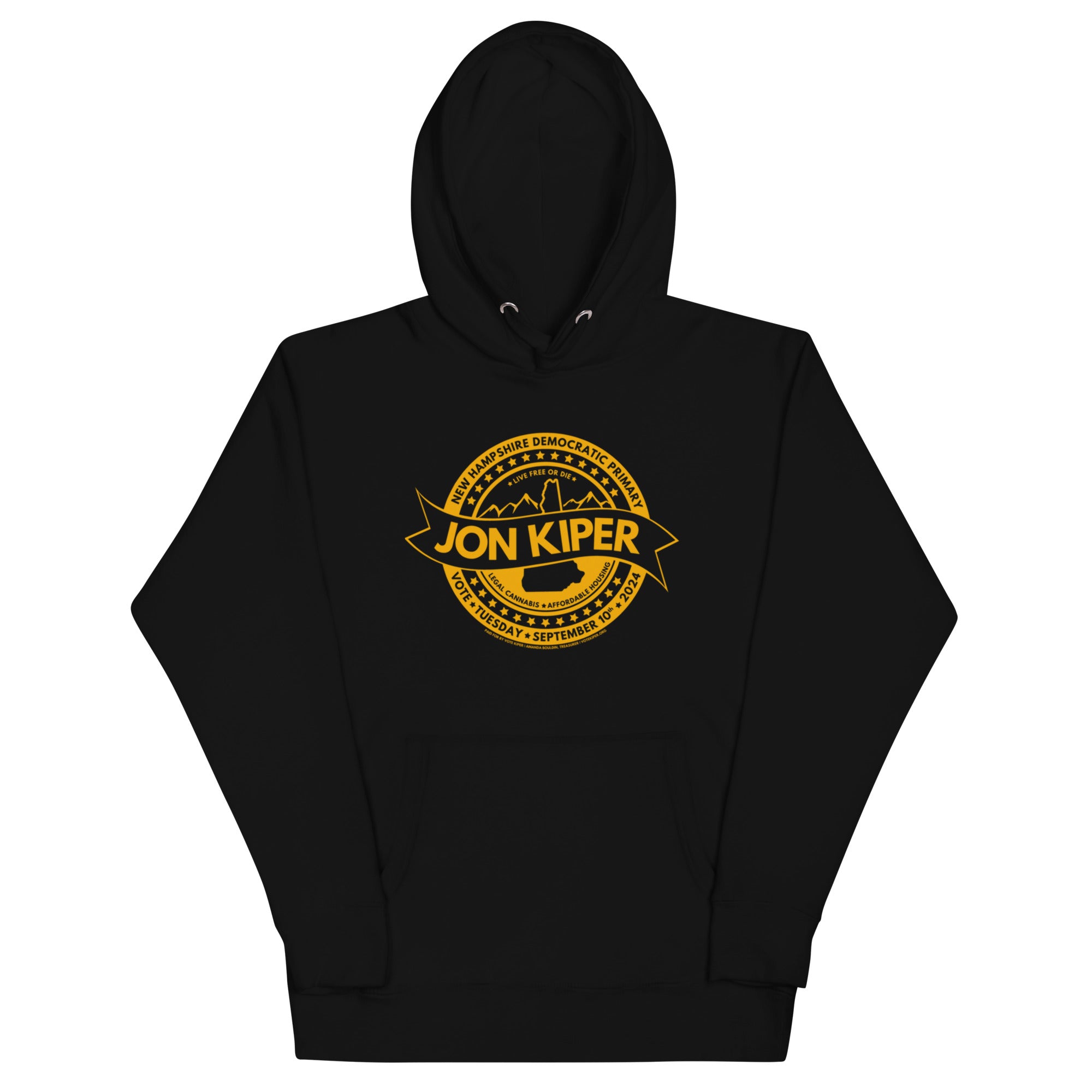 Yellow-VoteKiper9-10-Unisex Hoodie