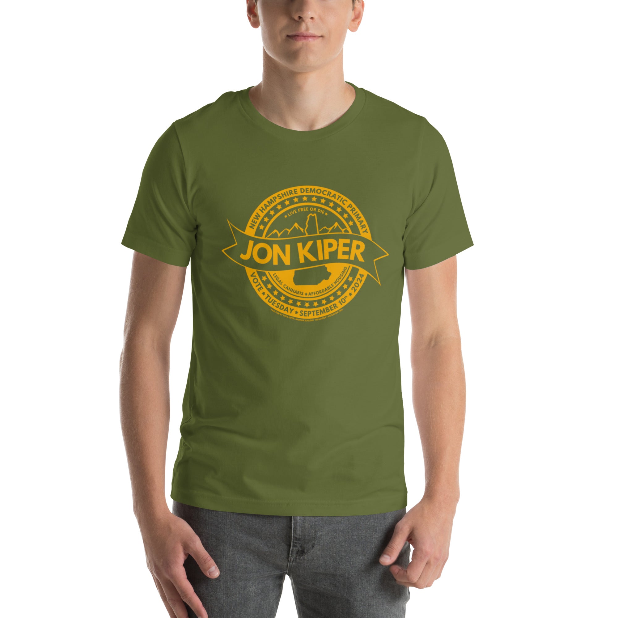 Yellow-VoteKiper-9-10Unisex t-shirt