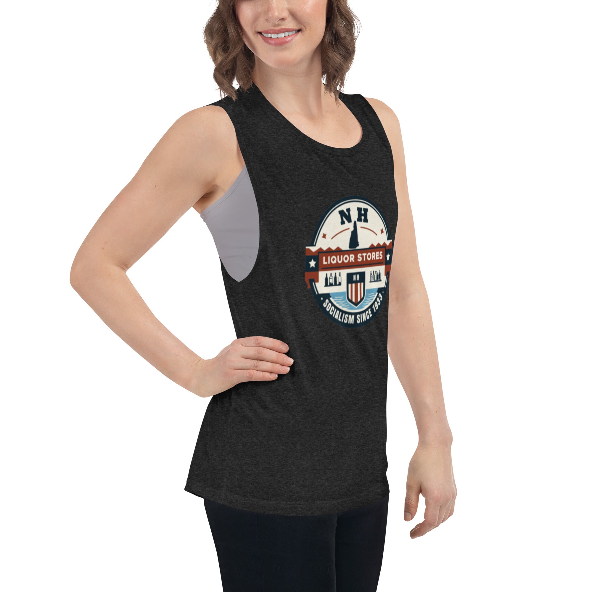 NH Liquor Stores Ladies’ Muscle Tank