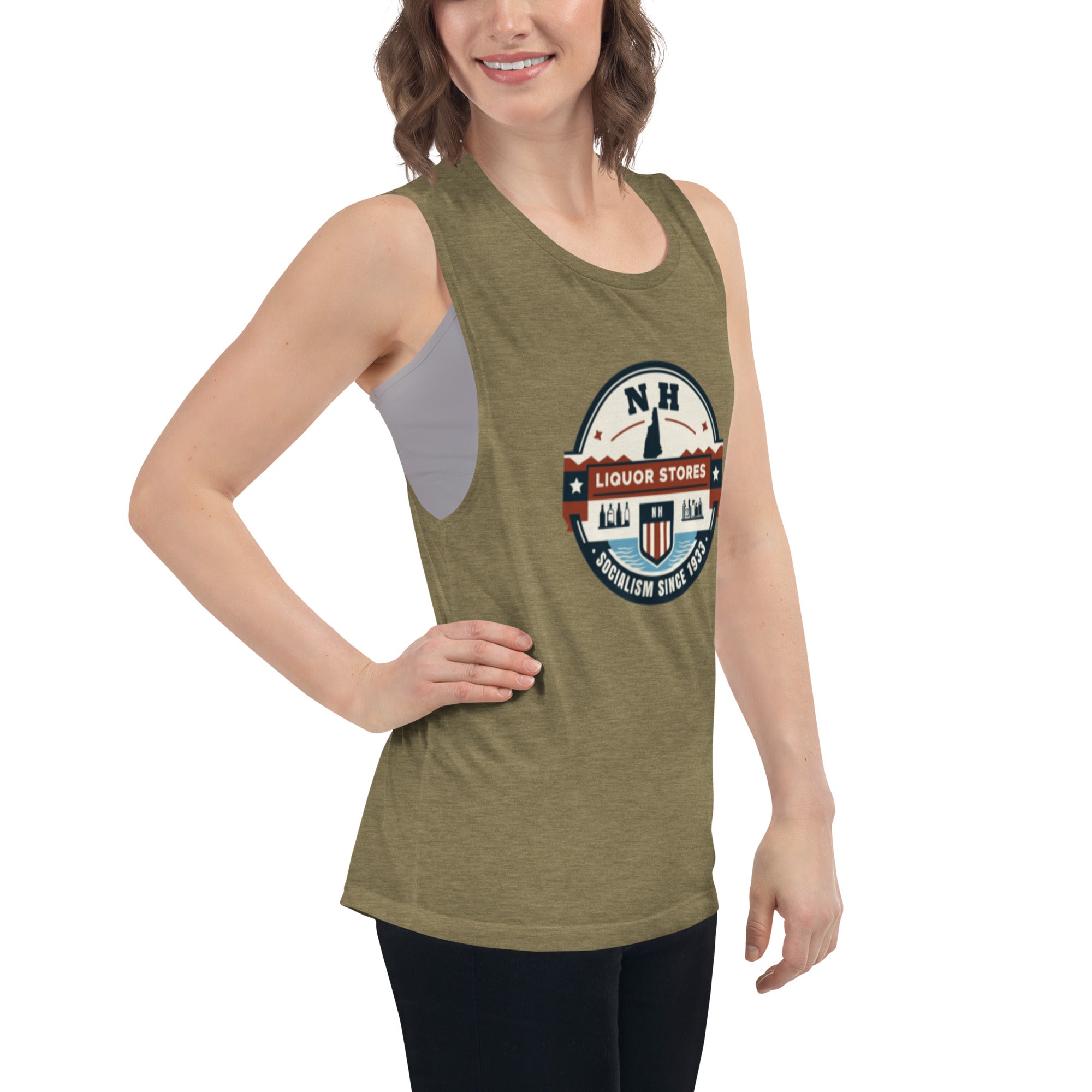 NH Liquor Stores Ladies’ Muscle Tank