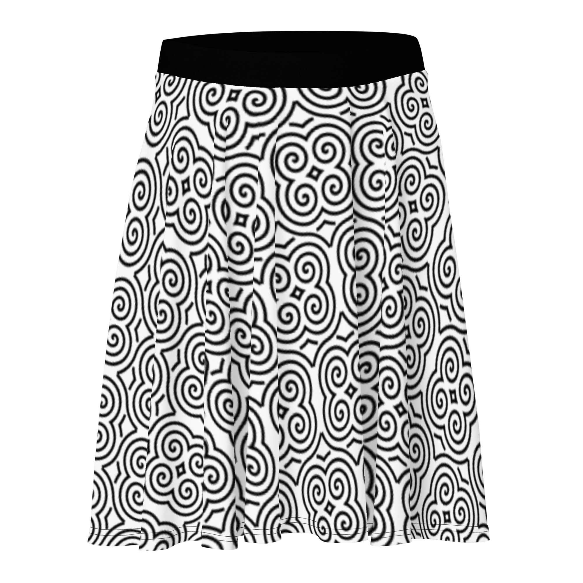 White Skater Skirt