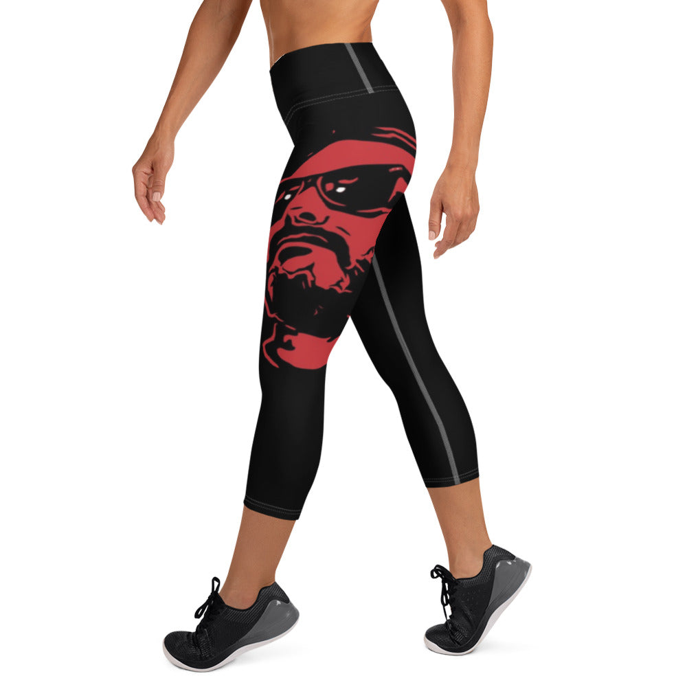 Jonny Red Yoga Capri Leggings