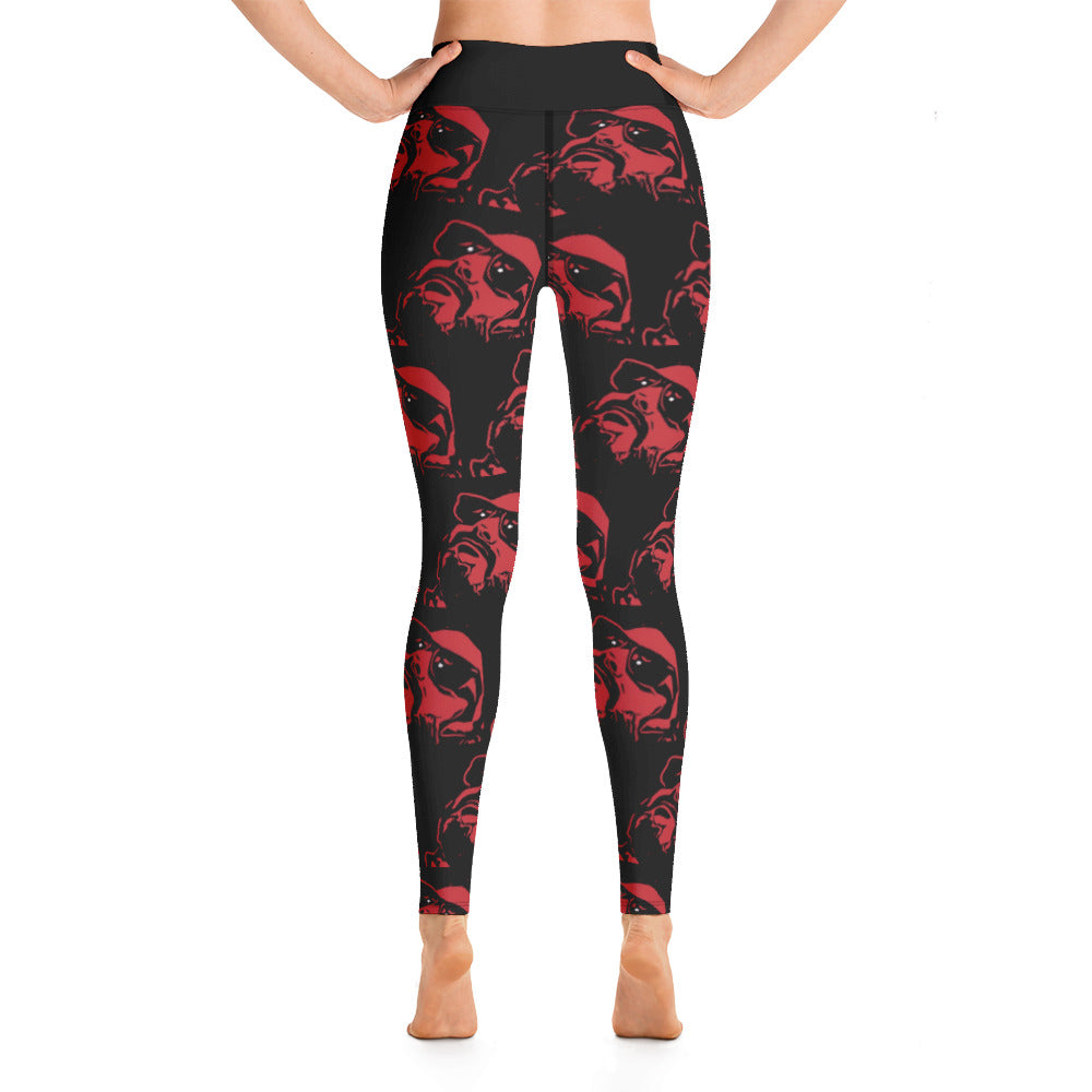 Jonny Red Yoga Leggings