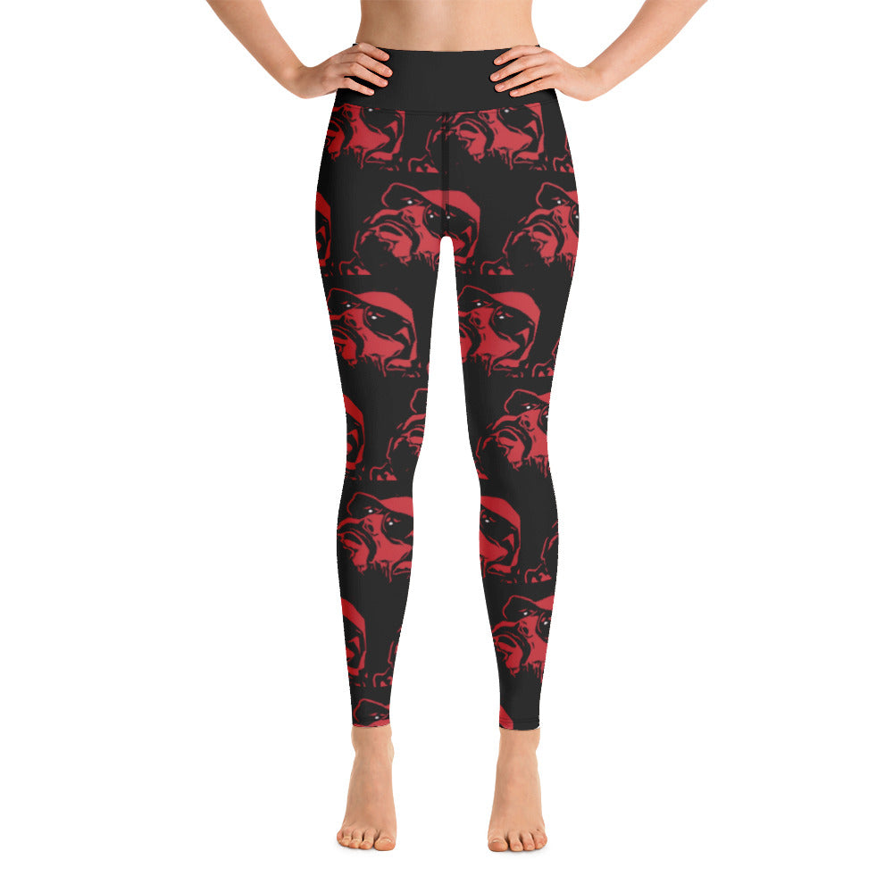 Jonny Red Yoga Leggings