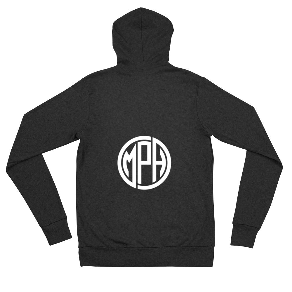 MPH Unisex zip hoodie